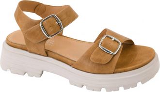Corkys Footwear Womens Thats Just Me Buckle Strap Sandal In Caramel