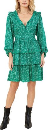 Hale Bob Hale Bob Printed Tiered Dress