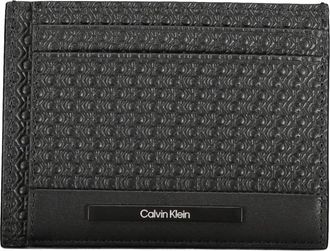 Calvin Klein Heren Portemonnee Zwart Contrast Details - Heren - Portefeuilles - Zwart - ONE Size - Accessoires