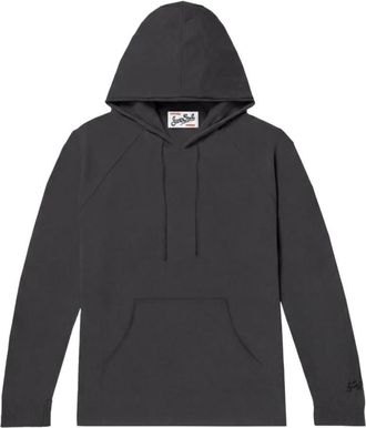 MC2 Saint Barth Willbur Hooded Pullover Sweater - Heren - Hoodies - Zwart - M - Wol - Hoodies & sweatvesten