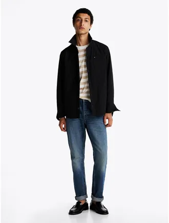 Tommy Hilfiger Mens Lightweight Packable Shirt Jacket - Black - S