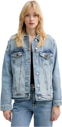 Guess Mujer, Chaquetas, Azul, Talla: M