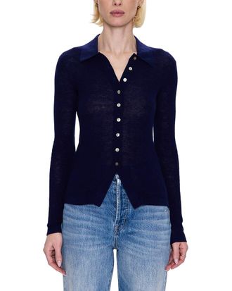 Pistola Denim Korey Fitted Rib Cardigan