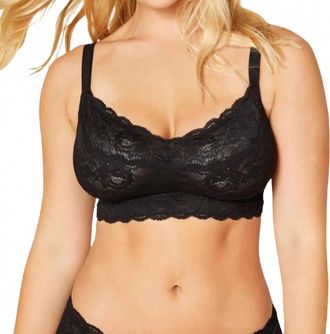 Cosabella Never Say Never Curvy Sweetie Hook & Eye Bralette In Black