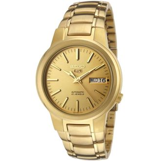 Seiko Mens Classic Gold Dial Watch