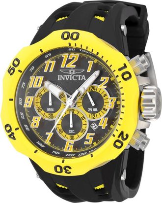 Invicta Venom - Hydra 48236 Heren Horloge - Quartz Uurwerk - Roestvrij Staal met zwarte Wijzerplaat - 52mm