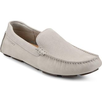 Rockport Rodger Driving Loafer in Taupe at Nordstrom, Size 10.5