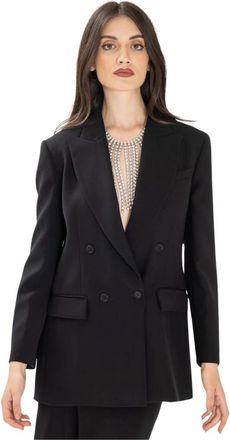 P.A.R.O.S.H. Mujer, Chaquetas, Negro, Talla: S