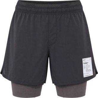 SATISFY Tech Silk 5 Shorts - Heren - Hardloop korte broeken - Grijs - L - Fitness