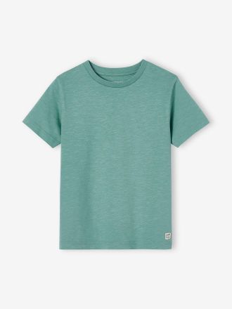 Vertbaudet T-shirt couleur gar&ccedil;on manches courtes sauge