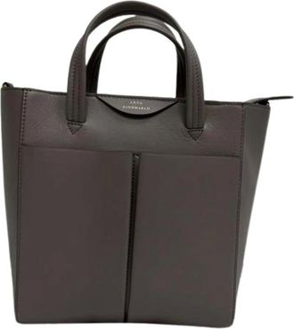Anya Hindmarch Pre-owned Handbags, female, Gray, Size: ONE SIZE Pre-owned Handbag