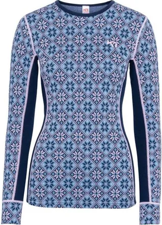 Kari Traa Rose L/S 2.0 Merinounterw&auml;sche f&uuml;r Damen | blau