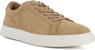 Dune London Mens TAIS Suede Lace Up Shoes Size UK 9 Suede Trainers Sand