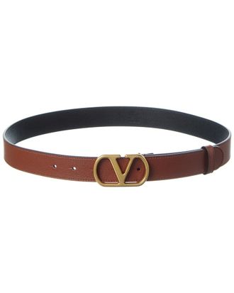 Valentino VLogo Signature Leather Belt