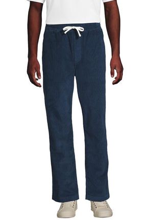Lands End Classic Fit Coastal Corduroy Deck Pant in Deep Ocean at Nordstrom, Size Xx-Large X 29
