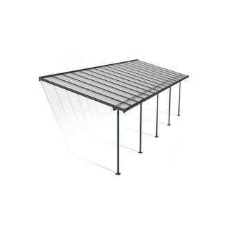 Palram Patio Cover Sierra 3X9.15 Clear - L924 x W299 x H305 - Grey