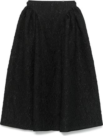 Cecilie Bahnsen Fabiola skirt - women - Elastane/Polyester/Polyamide/Silk - 10 - Black