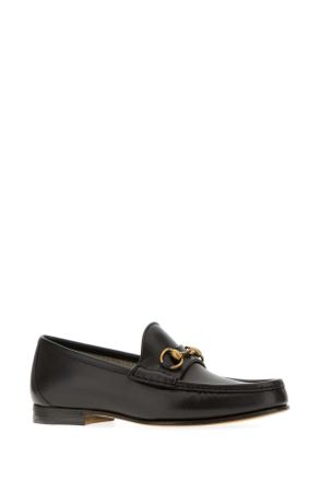 Gucci Mens Dark Brown Leather Horsebit 1953 Loafers Dkbrownpigments Calf Skin Mocassini