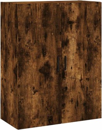 vidaXL Wall Mounted Cabinet Smoked Oak 69.5x34x90 cm Vidaxl