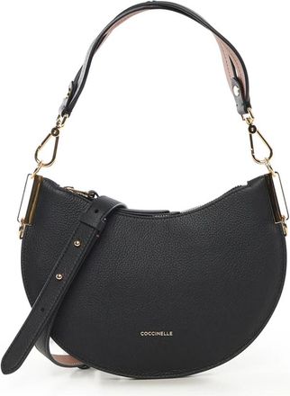 Coccinelle Sunup Schoudertas - Dames - Schoudertassen - Zwart - ONE Size - Leer - Tassen