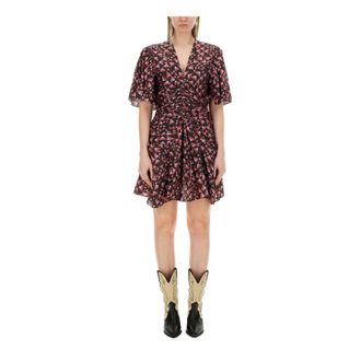 Isabel Marant Isabel Marant, Short Dresses, female, Multicolor, Size: M Lienne Dress