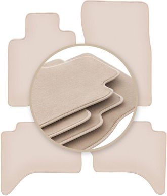 OEM Alfombrillas Premium Beige Para: Mitsubishi L200 V Todoterreno 2015