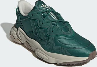 adidas Originals ADIDAS Originals Mens OZWEEGO Shoes - Dark Green Leather - Size UK 11.5