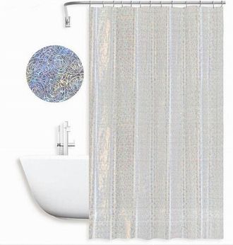 Trade Shop Trade Shop - Copy Of Tenda Per Doccia Vasca Da Bagno Galassia Impermeabile 180x200cm Con Anelli 79218