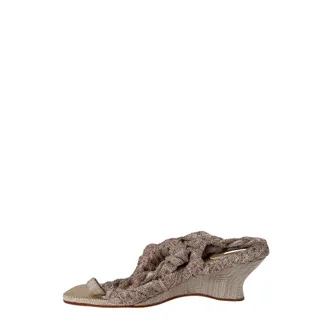 Isa Boulder Wedges, female, Brown, Size: 7 US Medusa Short Wedge Heels