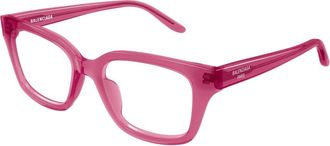 Balenciaga Optisch Montuur - Dames - Accessoires - Roze - Maat: 54 MM