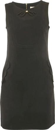 Sandro Mini-jurk met strikdetail - Zwart