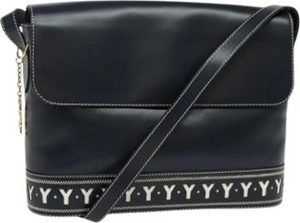 Saint Laurent Pre-owned Vintage Schoudertas - Dames - Vintage Schoudertas - Zwart - ONE Size - Leer - Vintage