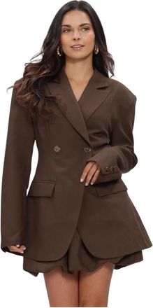 Notre-V Nv-Inda Blazer - Dames - Blazers - Bruin - XL - Jassen
