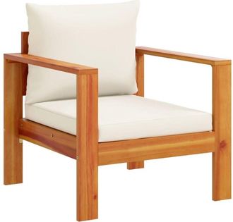 vidaXL Sill&oacute;n De Jard&iacute;n Con Cojines Madera Maciza De Acacia Vidaxl