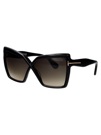Tom Ford Black Acetate Sunglasses - Black