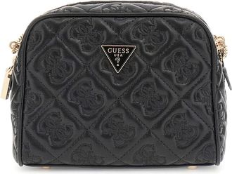 Guess Adelasia Multi Comp Zwarte Schoudertas - Dames - Schoudertassen - Zwart - ONE Size - Tassen