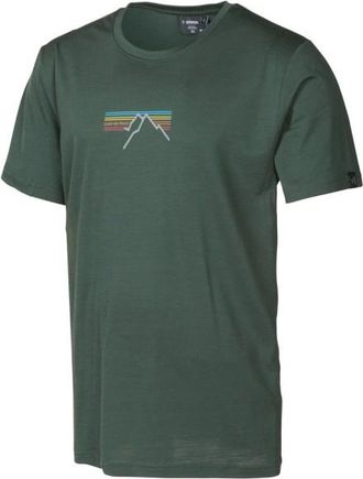 Ivanhoe of Sweden Underwool Ceasar Sunset T-Shirt f&uuml;r Herren | gr&uuml;n