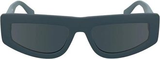 Calvin Klein Zonnebrillen - Dames - Zonnebrillen - Blauw - ONE Size - Accessoires