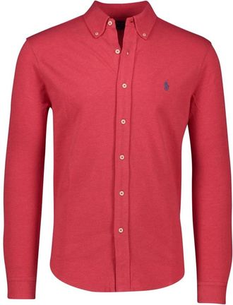 Ralph Lauren Long-Sleeve Shirt - Heren - Casual Overhemden - Rood - S - Katoen - Overhemden