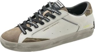 Crime London Schoenen, Heren, Wit, 42 EU, Leer, Gedragen Sneakers