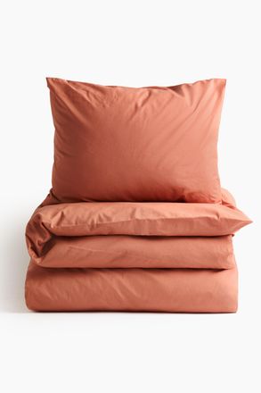 H&M Einzelbettw&auml;sche aus Baumwolle - Orange