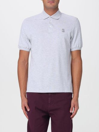 Brunello Cucinelli Polo in cotone con logo Brunello Cucinelli
