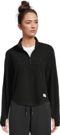 Craft Join Pile Fleece Halfzip Womens Workout Black : MD, Polyester