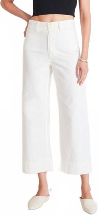 Apiece Apart Classic Merida Pant In Cream