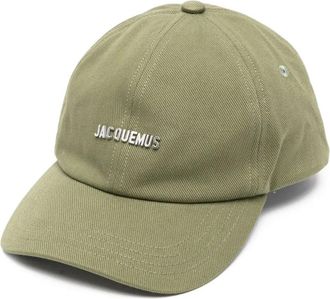 Jacquemus Cappello da baseball The Gadjo con applicazione - Verde