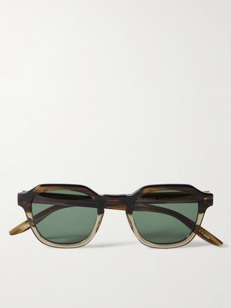 Barton Perreira Occhiali Da Sole In Acetato Con Montatura D-frame Tucker - Marrone