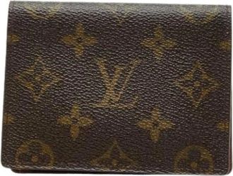 Louis Vuitton Pre-owned Wallets, female, Brown, Size: ONE SIZE Pre-owned Plastic Wallet