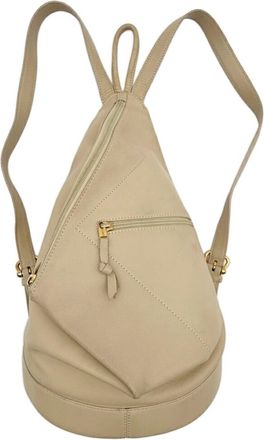Loewe Beige Leather Backpack (Pre-Owned)