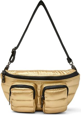 Think Royln Womens Double Down Crossbody Bag In Gold