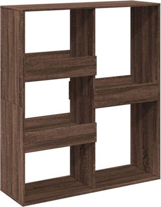 vidaXL Vidaxl - Estantería/divisor de espacios marrón roble 100x33x115 cm